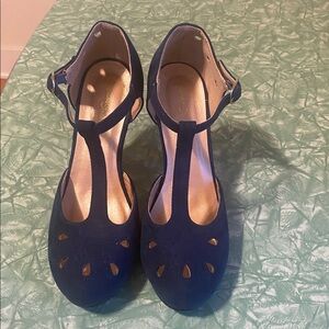 The Zest is History Heel in Navy by TUK inc and Graham Street Shoe Co.